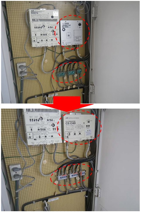 分譲マンションＢＳＣＳ改修工事